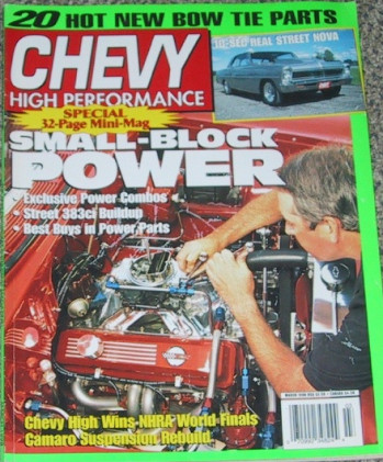 CHEVY HIGH PERFORMANCE 1998 MAR - SMALL BLOCK POWER
